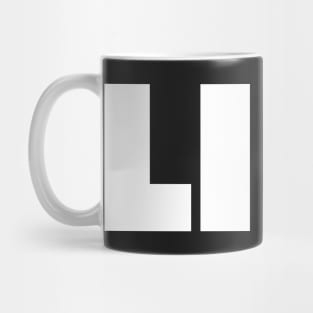 The word Life | A shirt that says Life Mug